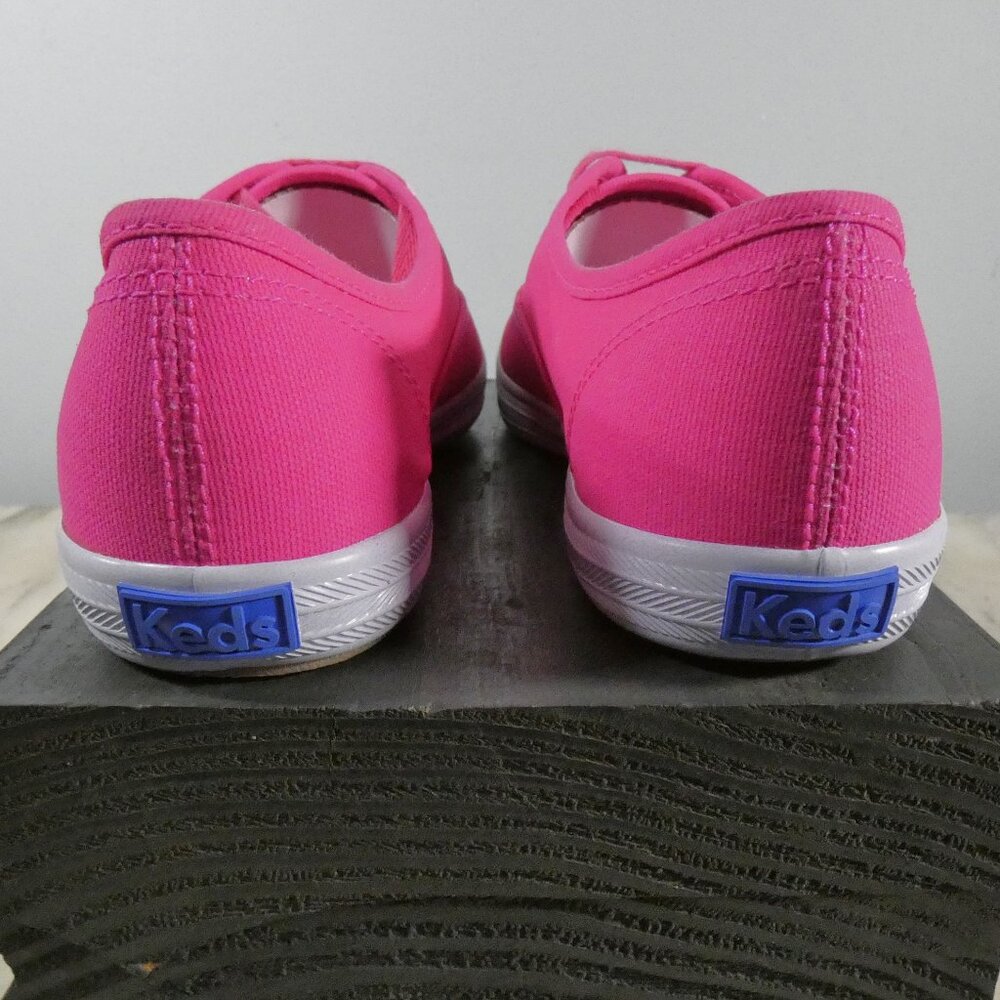 New Keds Womens Keds Champion Canvas Lace UpSneaker Raspberry 8.5